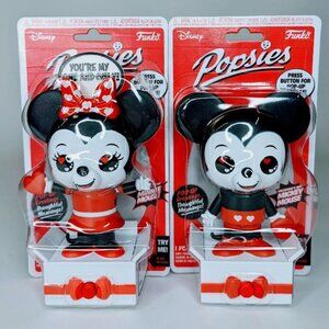 Disney MICKEY & MINNIE MOUSE Funko Popsies Figures - Valentine's Day Collectible